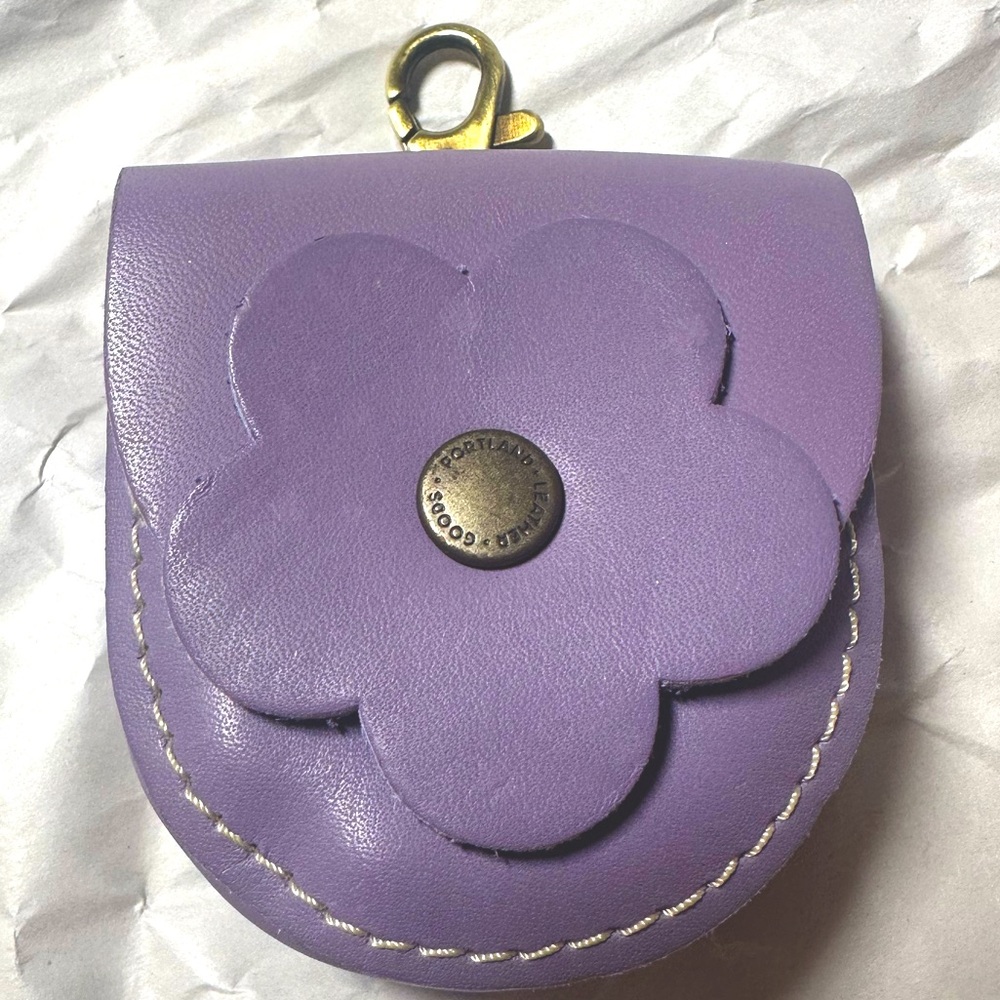 Portland Leather Goods Lavender Petunia Pouch - Picture 1 of 1